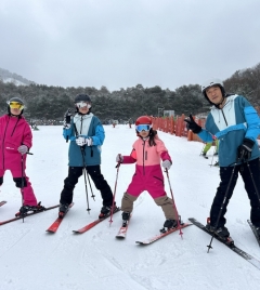 2024.2.6 1:4 스키 이성호강사 (정원,승우,어머님,아버님)