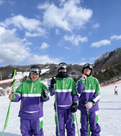 2025.1.7 1대 스키 곽지윤강사 (예준, 재혁, 찬민)