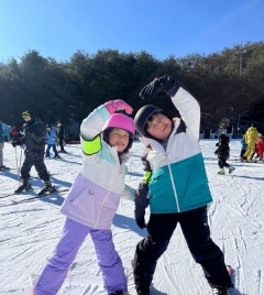 2024.01.15 1대2 스키 곽지윤강사 (수민 아연)